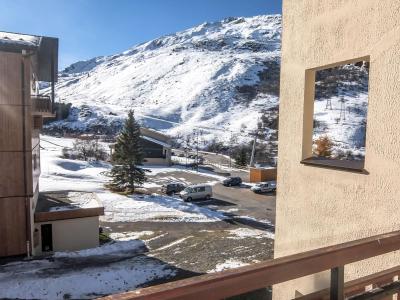 Ski verhuur Appartement 1 kamers 2 personen (35) - Les Asters - Les Menuires - Balkon