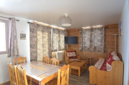 Ski verhuur Appartement 3 kamers 4-6 personen (101) - Les Côtes d'Or Chalet Argentière - Les Menuires - Woonkamer