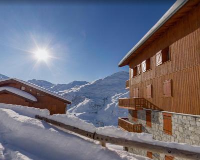 Location au ski Les Côtes d'Or Chalet Bossons - Les Menuires - Extérieur hiver