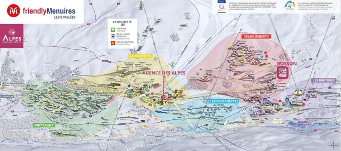 Location au ski Les Côtes d'Or Chalet Bossons - Les Menuires