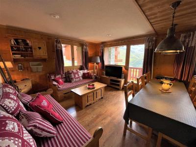 Skiverleih 4-Zimmer-Appartment für 7 Personen (313) - Les Côtes d'Or Chalet Courmayeur - Les Menuires - Wohnzimmer