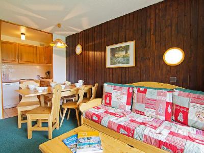 Rent in ski resort 3 room apartment 6 people (4) - Les Origanes - Les Menuires - Living room