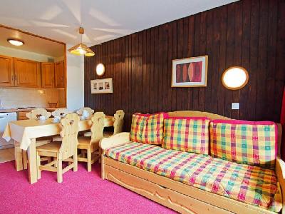 Skiverleih 3-Zimmer-Appartment für 6 Personen (2) - Les Origanes - Les Menuires - Wohnzimmer