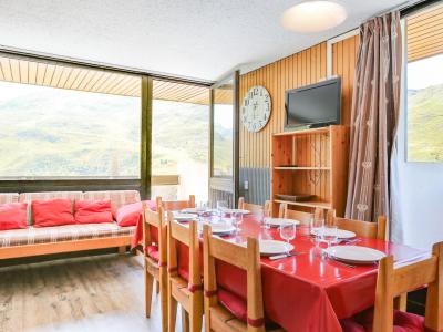 Ski verhuur Appartement 3 kamers 7 personen (1) - Pelvoux - Les Menuires - Woonkamer