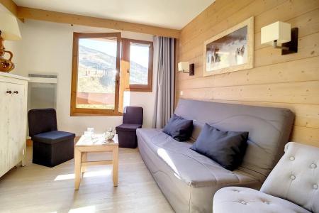 Rent in ski resort 3 room apartment 8 people (124) - Résidence Aconit - Les Menuires - Living room