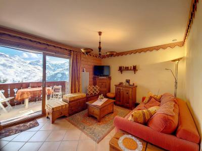 Ski verhuur Appartement 3 kamers 6 personen (0012) - Résidence Ancolie - Les Menuires - Woonkamer
