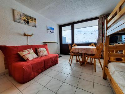 Rent in ski resort Studio 3 people (514) - Résidence Aravis - Les Menuires - Living room