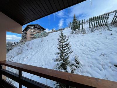 Location au ski Appartement 2 pièces 4 personnes (57) - Résidence Argousier - Les Menuires - Extérieur hiver