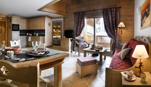 Ski verhuur Résidence CGH Les Clarines - Les Menuires - Woonkamer
