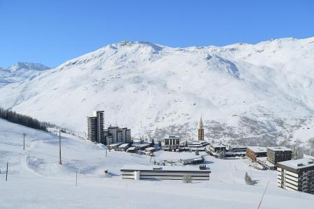 Rent in ski resort 3 room triplex apartment 7 people (835) - Résidence Challe - Les Menuires - Winter outside