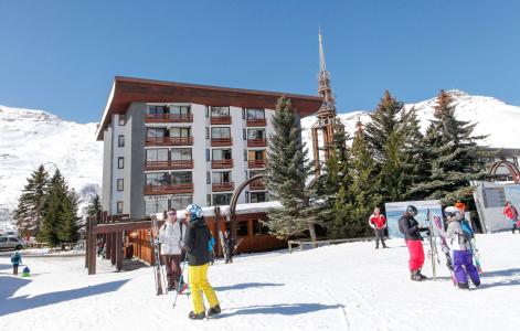 Location au ski Résidence Chanteneige Croisette - Les Menuires - Extérieur hiver