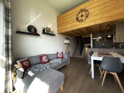 Ski verhuur Appartement 2 kamers mezzanine 6 personen (1029) - Résidence Danchet - Les Menuires - Woonkamer