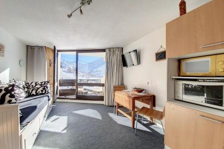 Ski verhuur Studio 3 personen (817) - Résidence de Caron - Les Menuires - Woonkamer