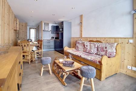 Ski verhuur Appartement 2 kamers 5 personen (105) - Résidence de Peclet - Les Menuires - Woonkamer