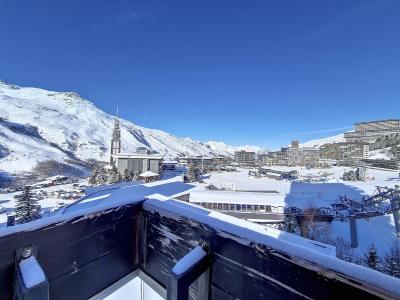 Ski verhuur Appartement 3 kamers 6 personen (201) - Résidence Dorons - Les Menuires - Balkon