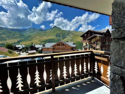 Ski verhuur Appartement triplex 6 kamers 10 personen (1 kayleigh) - Résidence Geffriand - Les Menuires - Balkon