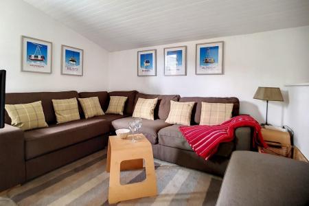 Ski verhuur Appartement 4 kamers 8 personen (21) - Résidence Jettay - Les Menuires - Woonkamer