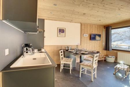 Skiverleih 2-Zimmer-Appartment für 4 Personen (014) - Résidence la Biellaz - Les Menuires - Küche