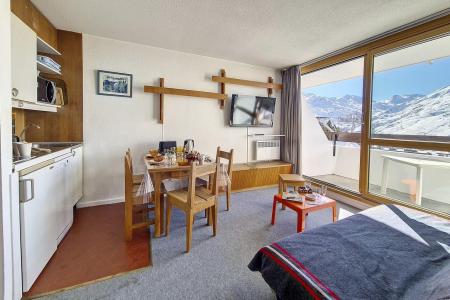Ski verhuur Appartement 2 kamers 5 personen (314) - Résidence la Tougnette - Les Menuires - Woonkamer