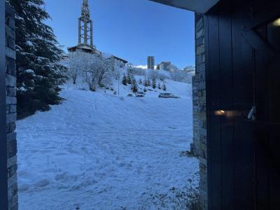 Location au ski Studio coin montagne 4 personnes (B35) - Résidence le Jettay - Les Menuires - Extérieur hiver
