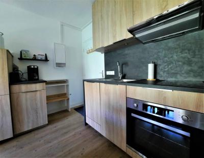 Wynajem na narty Apartament 2 pokojowy 4 osób (B76) - Résidence le Jettay - Les Menuires - Kuchnia