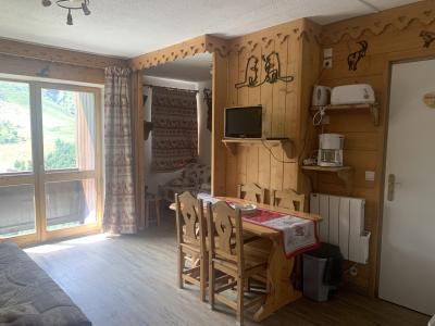 Ski verhuur Appartement 1 kamers 4 personen (B77) - Résidence le Jettay - Les Menuires - Woonkamer