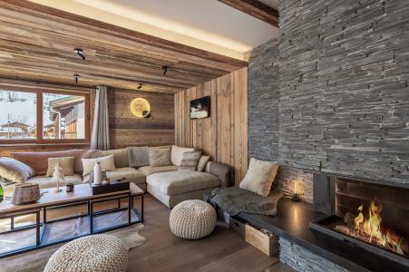 Ski verhuur Appartement duplex 5 kamers 10 personen (KALASI) - Résidence le Rocher - Kalasi - Les Menuires - Woonkamer