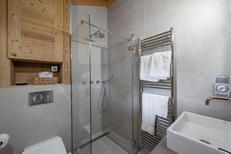 Ski verhuur Appartement 5 kamers 8 personen (ROC) - Résidence le Rocher - Le Roc - Les Menuires - Badkamer