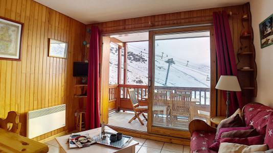 Rent in ski resort 2 room apartment cabin 6 people (8) - Résidence le Tétras Lyre - Les Menuires - Living room