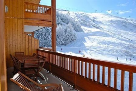 Аренда на лыжном курорте Апартаменты 4 комнат с мезонином 8 чел. (7) - Résidence le Tétras Lyre - Les Menuires - зимой под открытым небом