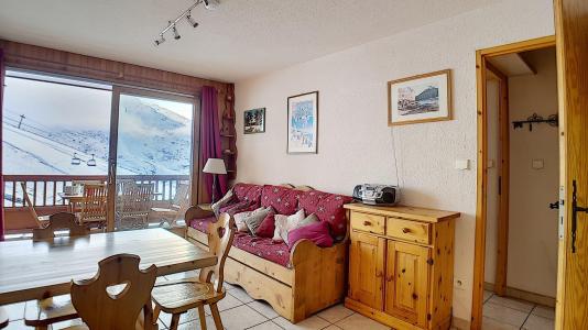 Ski verhuur Appartement 2 kabine kamers 6 personen (8) - Résidence le Tétras Lyre - Les Menuires - Woonkamer