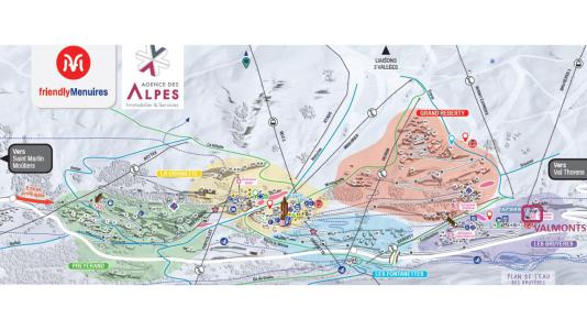 Location au ski Résidence le Valmont - Les Menuires