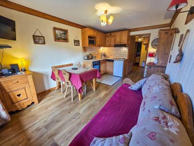 Ski verhuur Appartement 2 kamers 4 personen (1010) - Résidence le Valmont - Les Menuires - Woonkamer