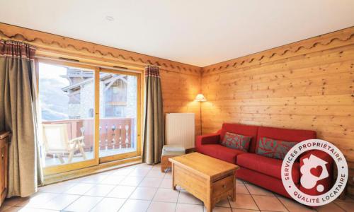 Location au ski Appartement 3 pièces 6 personnes (Sélection 44m²) - Résidence les Alpages de Reberty - Maeva Home - Les Menuires - Extérieur hiver