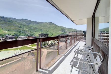 Skiverleih 2-Zimmer-Appartment für 6 Personen (612) - Résidence les Aravis - Les Menuires - Terrasse