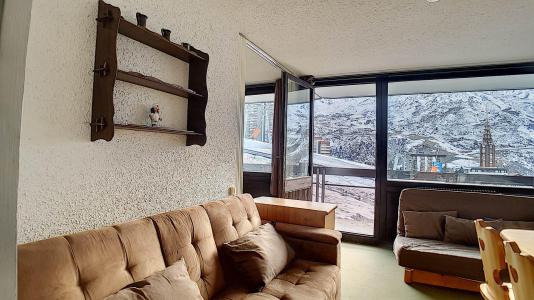 Skiverleih 3-Zimmer-Appartment für 8 Personen (220) - Résidence les Aravis - Les Menuires - Wohnzimmer