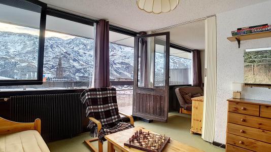 Ski verhuur Appartement 3 kamers 8 personen (220) - Résidence les Aravis - Les Menuires - Woonkamer