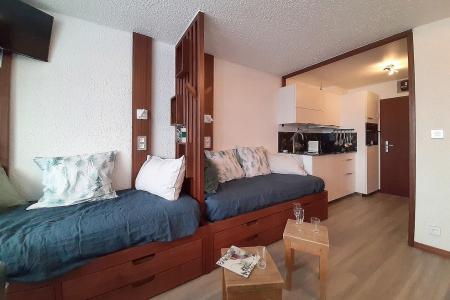 Ski verhuur Studio 3 personen (208) - Résidence les Aravis - Les Menuires - Woonkamer