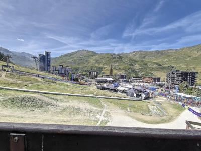 Ski verhuur Studio bergnis 4 personen (313) - Résidence les Aravis - Les Menuires - Balkon