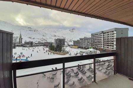 Soggiorno sugli sci Studio per 3 persone (208) - Résidence les Aravis - Les Menuires - Balcone