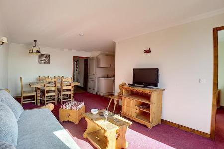 Rent in ski resort 3 room apartment 6 people (6) - Résidence les Cristaux - Les Menuires - Living room