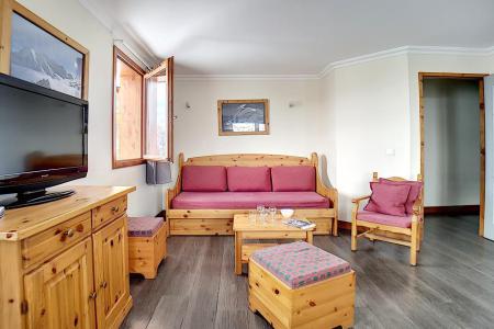 Skiverleih 4-Zimmer-Appartment für 8 Personen (25) - Résidence les Cristaux - Les Menuires - Wohnzimmer