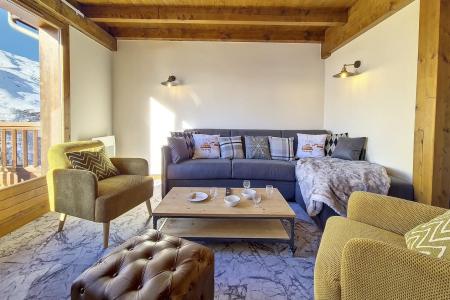 Аренда на лыжном курорте Апартаменты дуплекс 5 комнат 10 чел. (9) - Résidence les Cristaux - Les Menuires - Салон