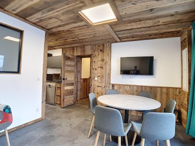 Ski verhuur Appartement 2 kamers 6 personen (000B) - Résidence les Cristaux - Les Menuires - Woonkamer