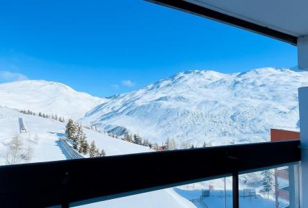 Rent in ski resort Studio 2 people (504) - Résidence les Dorons - Les Menuires - Winter outside