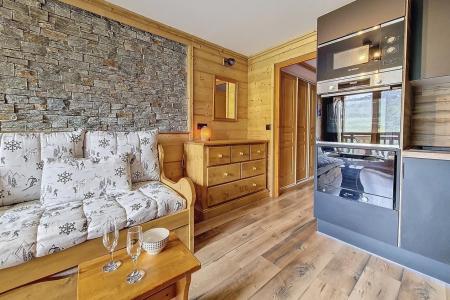 Ski verhuur Appartement 2 kamers 4 personen (1216) - Résidence les Valmonts - Les Menuires - Woonkamer