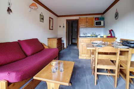 Ski verhuur Appartement 2 kamers 4 personen (713) - Résidence les Valmonts - Les Menuires - Woonkamer