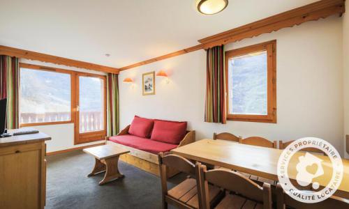 Location au ski Appartement 3 pièces 6 personnes (Confort 40m²) - Résidence les Valmonts - Maeva Home - Les Menuires - Séjour