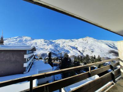 Location au ski Studio 4 personnes (32) - Résidence Oisans - Les Menuires - Extérieur hiver