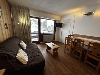 Ski verhuur Appartement 2 kamers 5 personen (53) - Résidence Oisans - Les Menuires - Woonkamer